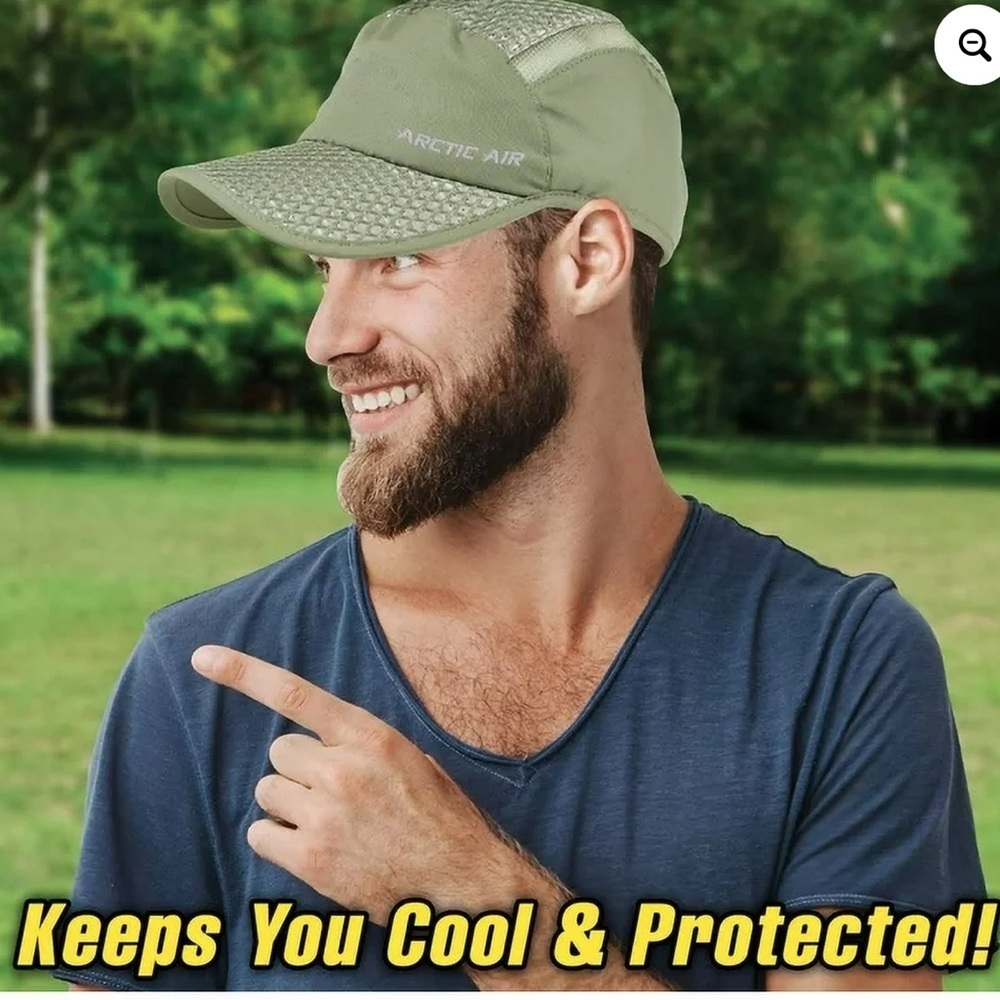 16 Arctic Hat Evaporative Cooling Cap Polyester & Polyethylene, only stored